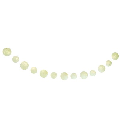 Gallerie II Lime Pearly Disks Garland