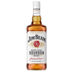 Jim Beam Bourbon Whiskey - 1L Bottle - 1 of 4