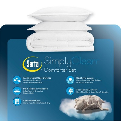 Blush Twin Microfiber Comforter and Sham Set