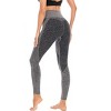 DOMETOUR 4 inches Contrast High Rise Shaping Waistband Yoga Pant With Tummy Control - 4 of 4
