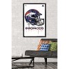 Trends International NFL Denver Broncos - Drip Helmet 20 Framed Wall Poster Prints - 2 of 4