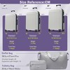 KWPZQEB Luggage Sets, Lightweight Hardshell Suitcase with Handle Bag, Spinner Wheels & TSA Lock, Expandable Luggage 20in/24in,Multiple colors - 4 of 4