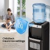 ZAFRO 3-in-1 Water Cooler with Ice Maker, Hot & Cold Top Loading, Water Dispenser for 5 Gallon Bottle, 33LBS/24H Ice Maker - 4 of 4