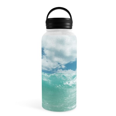 Hydrapeak 40oz Wide Mouth Stainless Steel Water Bottle With Chug Lid Cloud  : Target