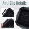 Aoibox Heavy Duty Adjustable Furniture Risers 2 Inch Bed Table Desk Chair Leg Extenders Non-Slip 4 Pack Black - 3 of 4