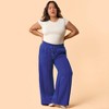 Blogilates Women's Travel Trouser High-Rise Wide Leg Sweatpants - 3 of 4