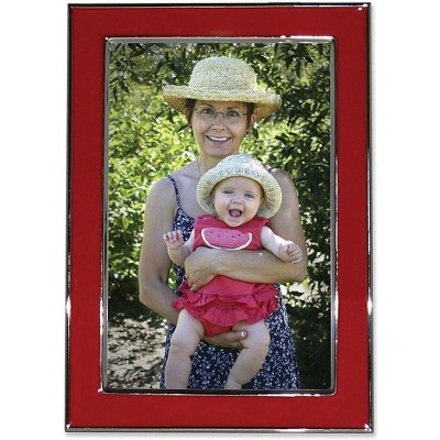 Lawrence Frames Verona Collection 4" x 6" Metal Red Picture Frame 586246