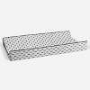 Bacati - Mustache Quilted Muslin Changing Pad Cover Black - 3 of 4