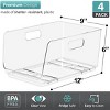 Sorbus Stackable Storage Bins Open Front - 2 of 4