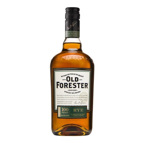 Old Forester Kentucky Straight Rye Whisky - 750ml Bottle : Target