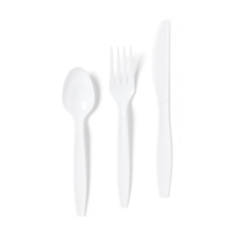 Plastic Forks, Spoons and Knives - 240ct - Dealworthy&#8482;, 3 of 5