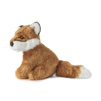 Living Nature Sitting Fox Plush Toy