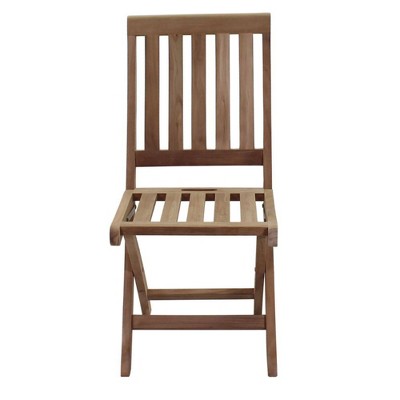 armless folding chair