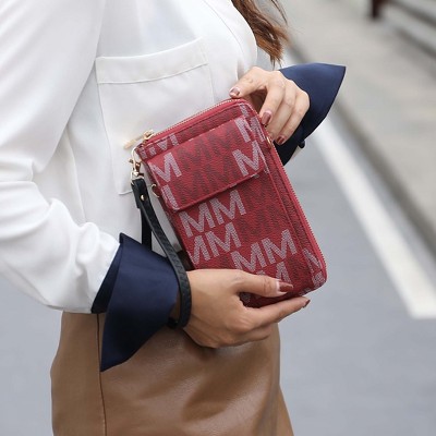MKF Collection Phone Wallet Crossbody Wristlet Bag 3-in-1 , Cossetta | MKF Collection by Mia K - White — фото 2
