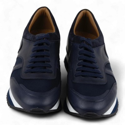 Wear Sierra Men's Sporty Sneakers - Great for the Office or Casual Days (Socrates Style) Navy Blue 12 — фото 6