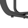 Infurnic Desks, Modern Square Table with Sturdy Base, Writing Study Work Table for Home Bedroom, Black, 51.18"*27.56"*29.72" - 3 of 4