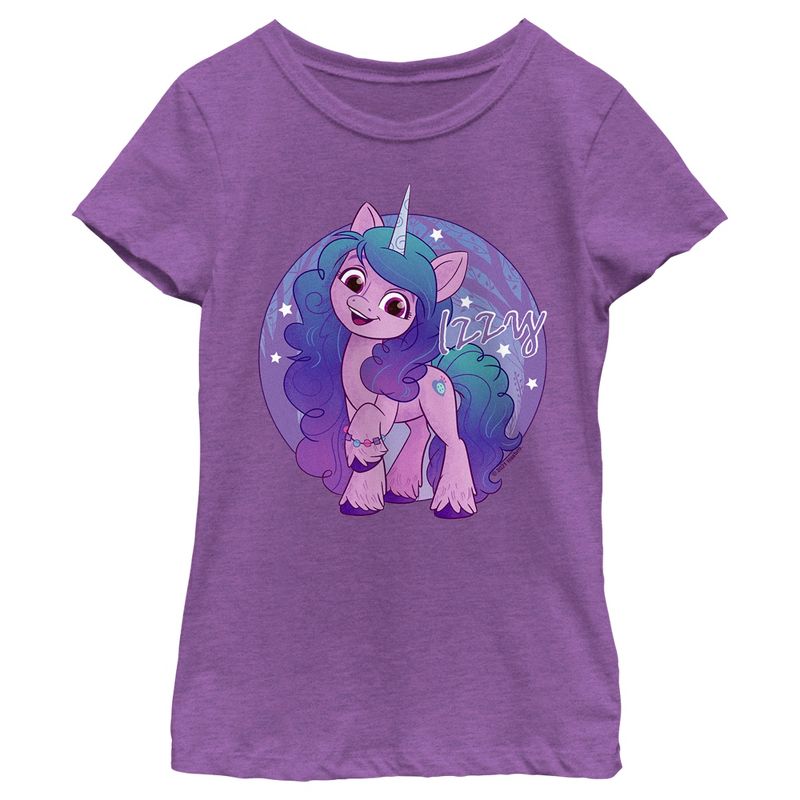 Girl's My Little Pony: A New Generation Izzy Moonbow T-Shirt, 1 of 5