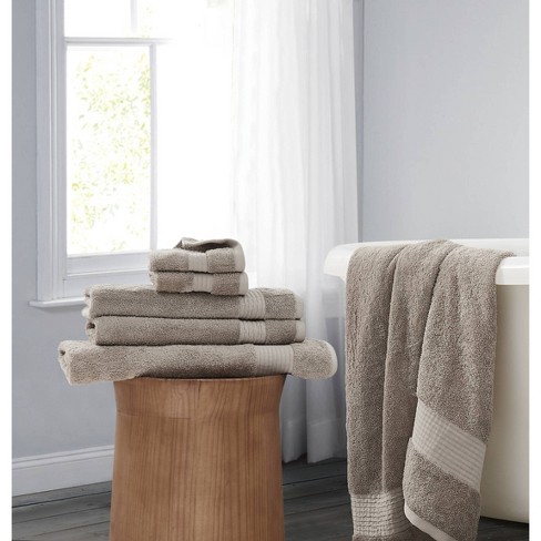 Nurture Sustainable Antimicrobial 6 Piece Towel Set White