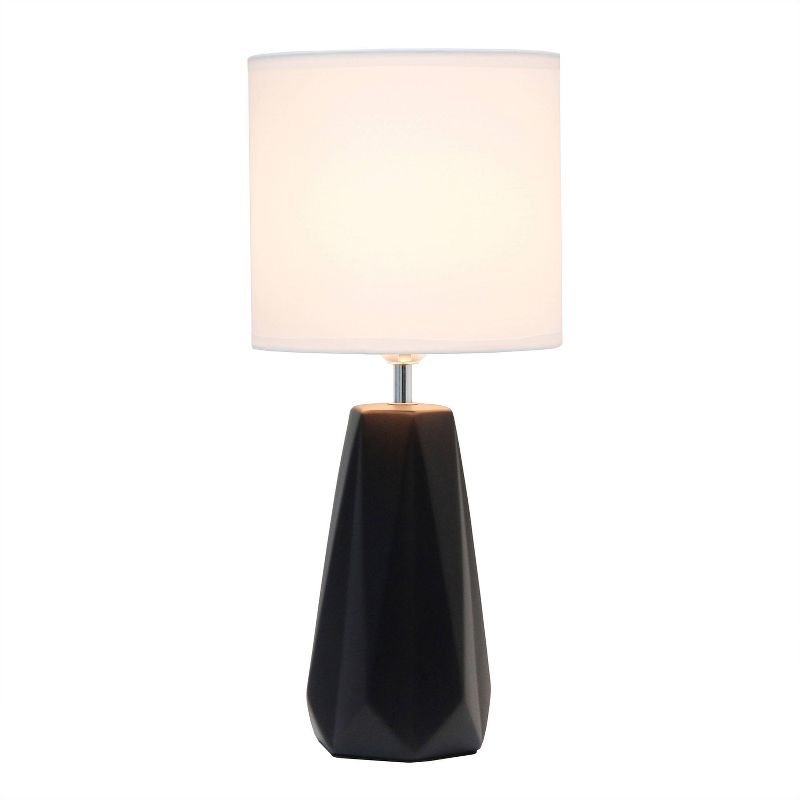 Ceramic Prism Table Lamp - Simple Designs, 3 of 10