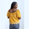 Women's Sunny Breeze Eyelet Blouse - Grace + Emma - 3 of 3