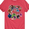 Boys' - Marvel - Avengers Stickers Style Short Sleeve Graphic T-Shirt - 2 of 4