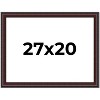 PosterPalooza | Linear Brown Picture Frame - UV Acrylic, Backing Board, Hanging Hardware Included - 2 of 4