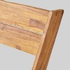 Eaglewood Acacia Wood Bench - Teak - Christopher Knight Home: Weather-Resistant, 400lb Capacity, for Garden & Porch - 4 of 4