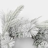 Heavy Flocked Mini Christmas Wreath Green - Room Essentials™ - 3 of 3
