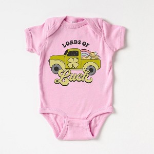 The Juniper Shop Loads Of Luck Retro Truck Baby Bodysuit - 1 of 2