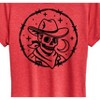 Women's - Instant Message - Skeleton Cowboy with Moon Short Sleeve Graphic T-Shirt - 2 of 4