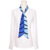 INSPIRE CHIC Women's Striped Printed Skinny Long Satin Silky Neck Scarves 1Pc - 2 of 4
