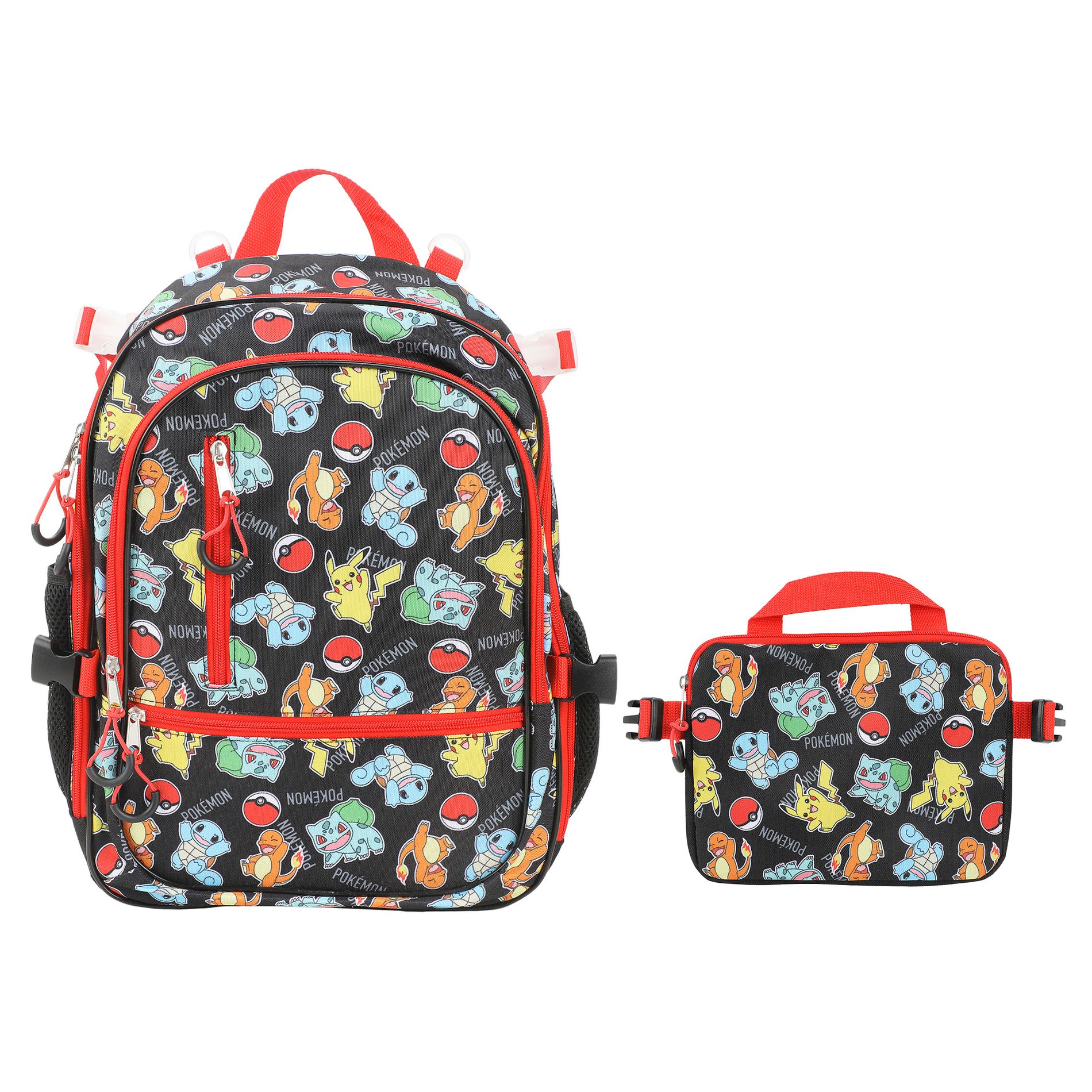 Pokemon Starters & Pokeballs All-Over Print 16" Backpack & Lunch Kit Value Set at Target