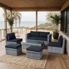Whisen 6-Piece Wicker Patio Sectional Set - 2 of 4