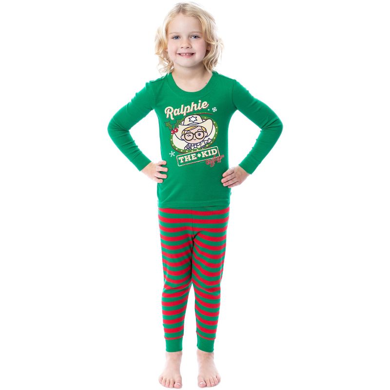 A Christmas Story Ralphie The Kid Tight Fit Family Pajama Set, 3 of 5