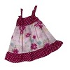 Doll Clothes Superstore Pink Flower And Dot Trim Sundress Compatible With 18 Inch Girl Dolls - 4 of 4