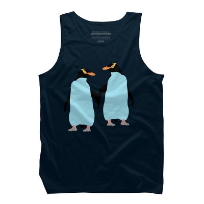 Adult Design By Humans Pride Penguins Holding Hands By mailboxdisco Tank Top