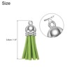 Unique Bargains PU Leather Craft Bracelets Jewelry Making Keychain Tassels 200 Pcs - 2 of 4