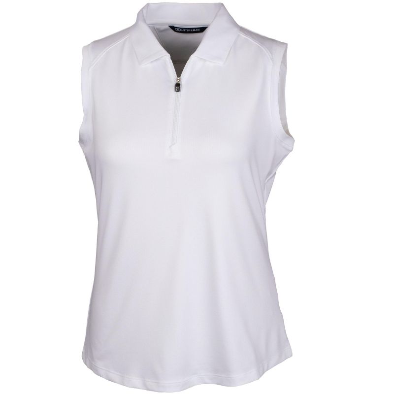 Cutter & Buck Forge Stretch Womens Sleeveless Polo Shirt, 1 of 2