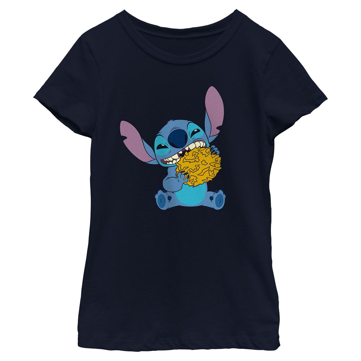 Girls Lilo & Stitch Alien Eating Latke T Shirt