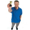 4" Small Goldtone Cup-Style Trophies on Round Black Base - 24 Pc. - 3 of 4