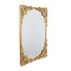 Olivia & May 41"x30" Metal Floral Ornate Baroque Wall Mirror Gold: Vintage Rectangular Decor, No Assembly Required - 4 of 4