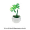Unique Bargains Artificial Plant Plastic Green 2.76"x2.76"x5.51" 1Pc - 3 of 4