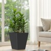 Wooakway Outdoor/Indoor/Decor/Garden Large Tall Metal Planter Pots Planter Boxes Cachepots Nursery Pots - 3 of 4