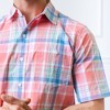 Hope & Henry Mens' Organic Cotton Short Sleeve Poplin Button Down Shirt - 2 of 4