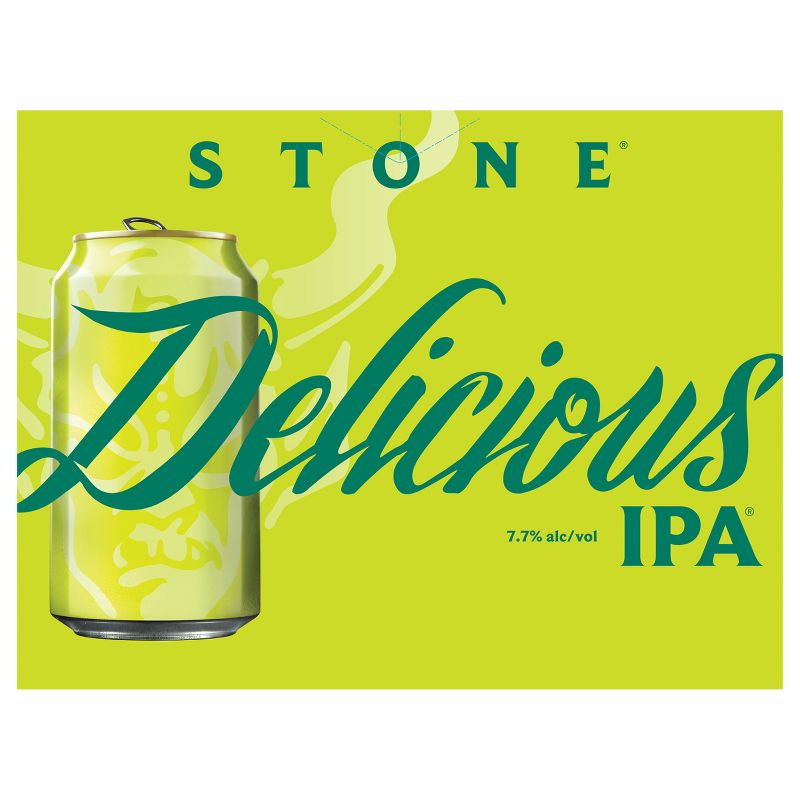 Stone Delicious IPA Beer - 12pk/12 fl oz Cans, 1 of 5