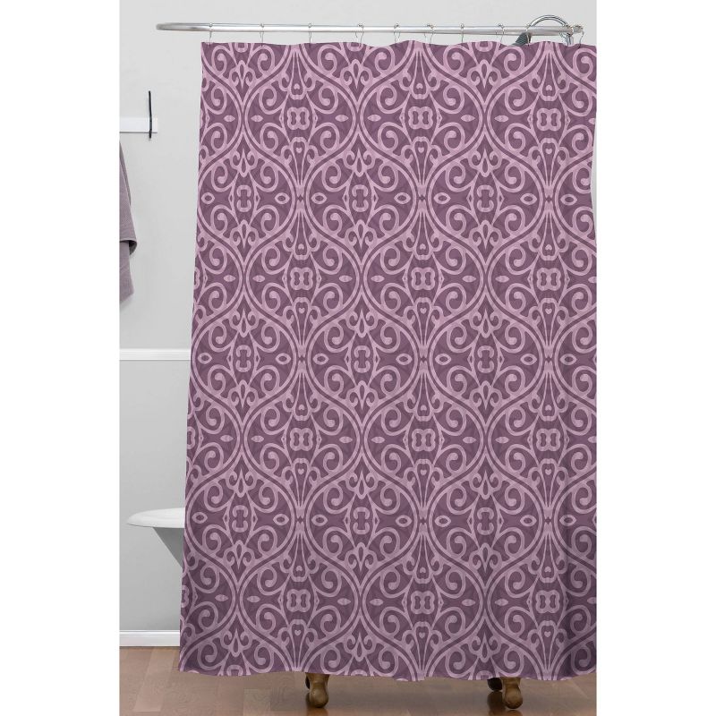 Wagner Campelo Boho Volutes Lavender Shower Curtain Purple - Deny Designs, 3 of 5