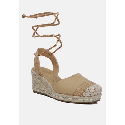 Aiden Lace Up Crochet Women Espadrilles