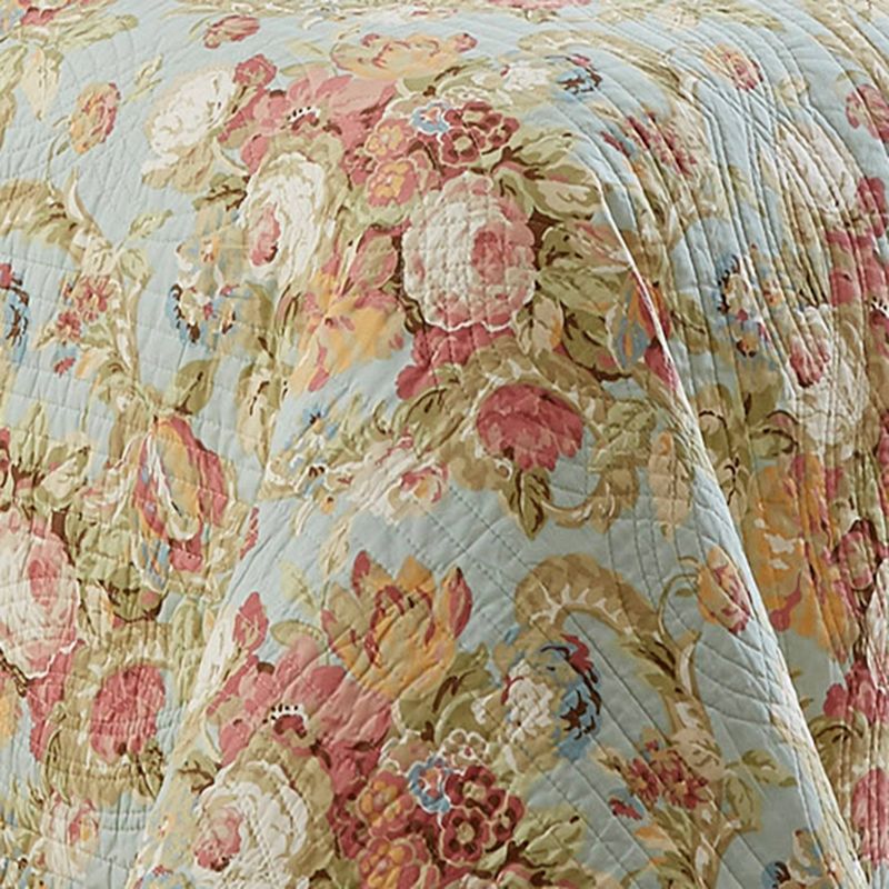 Floral Stripe Spring Bling Bedspread Set 3pc - Waverly&#174;, 4 of 8