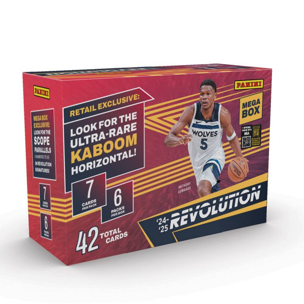 2024-25 Panini NBA Revolution Basketball Trading Card Mega Box