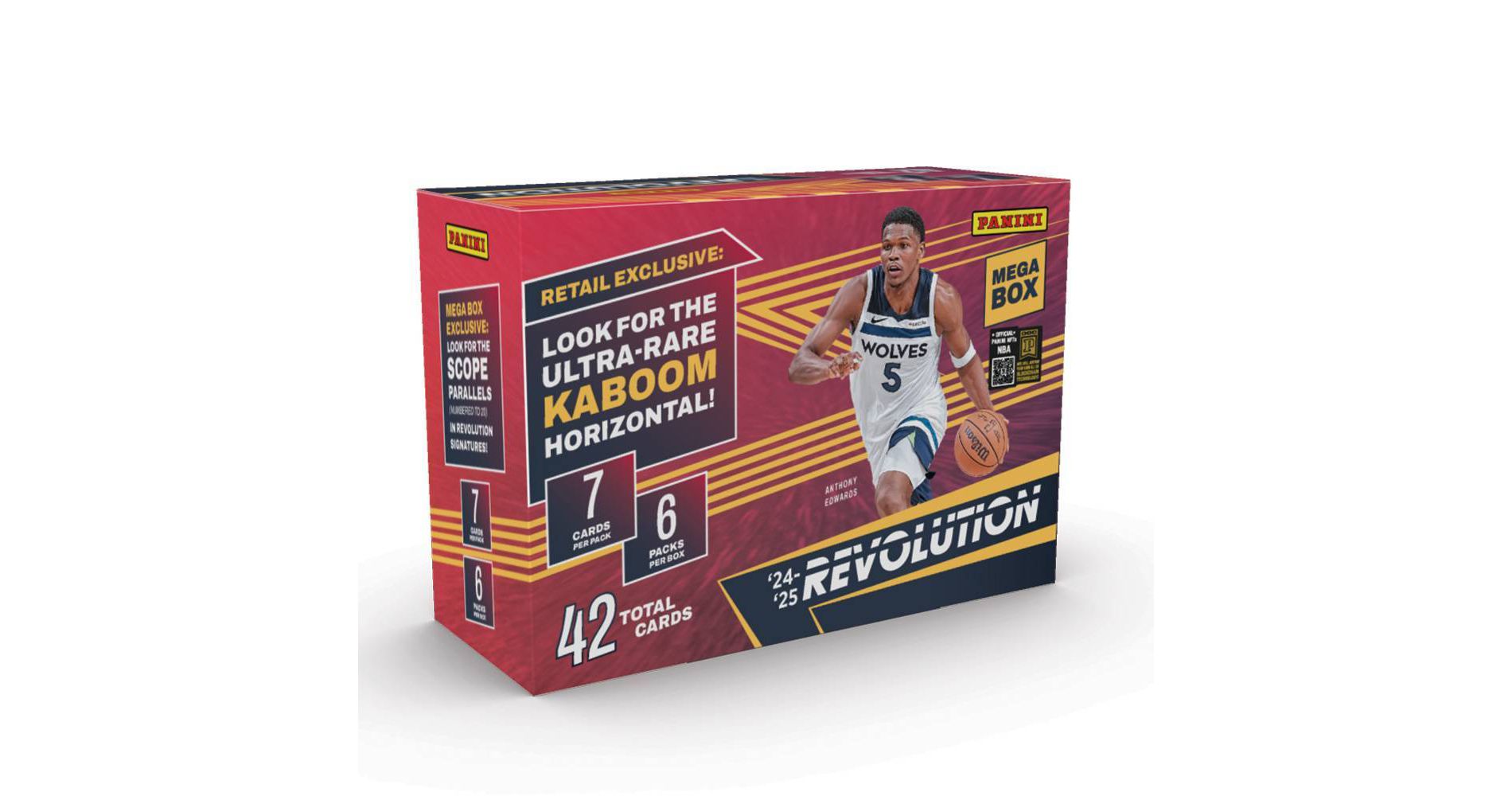 2024-25 Panini NBA Revolution Basketball Trading Card Mega Box